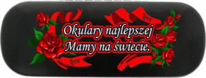 ETUI POKROWIEC OKULARY NADRUK Dzień Matki Mamy M6
