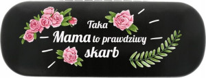 ETUI POKROWIEC OKULARY NADRUK Dzień Matki Mamy M7