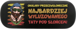 ETUI POKROWIEC OKULARY NADRUK na Dzień Ojca T2