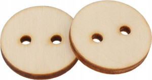 GUZIKI GUZIK DECOUPAGE SCRAPKI 50szt 25mm 2 otwory
