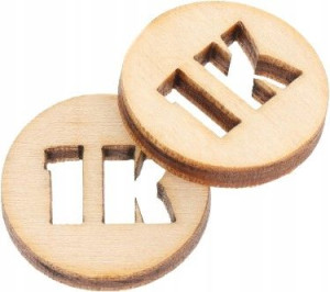 Żetony Do Gry Tokeny Monety Do Zabawy 1k 10 Szt