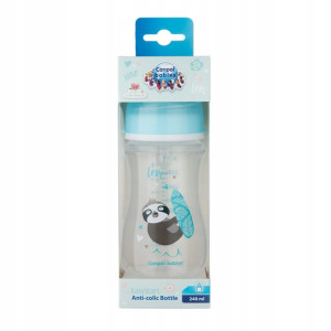 BUTELKA ANTYKOLKOWA 240ml Canpol Babies 35/221_blu