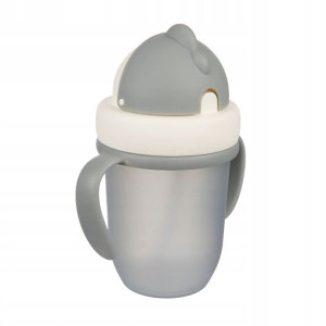 CANPOL KUBEK ze składaną RURKĄ 210ml 56/522_grey