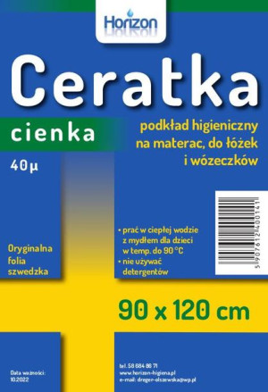 Ceratka Higieniczna Na Materac Cienka 90x120cm