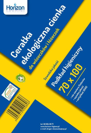 Ceratka Higieniczna Na Materac Cienka 70x100cm
