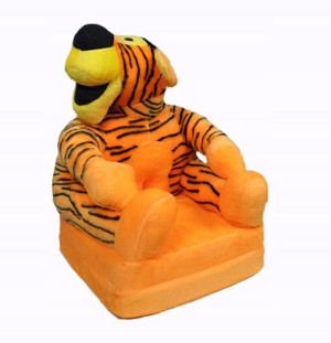 Fotel Pluszowy Tygrysek Rozkładany Pufa Sofa