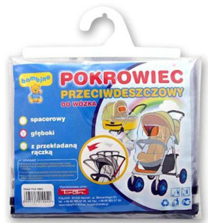 Folia Przeciwdeszczowa Na Wózek Głęboki Bambino