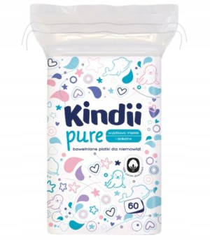 CLEANIC Kindii płatki kosmetyczne duże niemowląt
