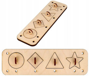 Puzzle Do Tablicy Sensorycznej Manipulacyjnej V6
