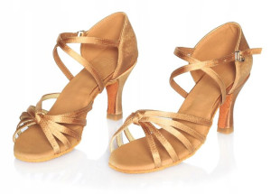Buty Do Tańca Taneczne Latino Salsa 7cm - Z Polski 37