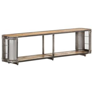 Szafka pod TV, 150 x 30 x 40 cm, lite drewno mango