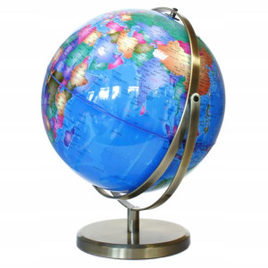 DUŻY GLOBUS 32CM mapa świata