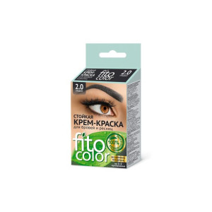 Farba do brwi i rzęs grafit 2.0 2x2ml Fitocolor