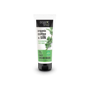 Maska do twarzy wygładzająca jedwabista kawa 75ml Organic Shop