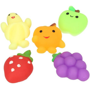 Mochi Squishy Fidget Gniotki Push Pop It Owoce 5szt