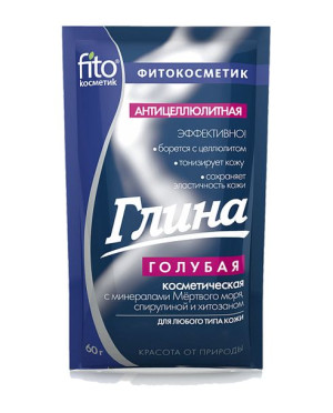 Glinka błękitna przeciwcellulitowa 60g Fitokosmetik