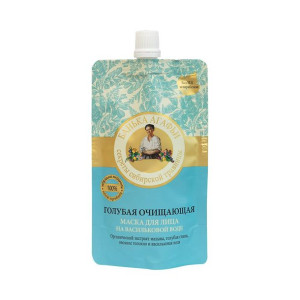 Maska do twarzy oczyszczająca z niebieską glinką 100ml Bania Agafii