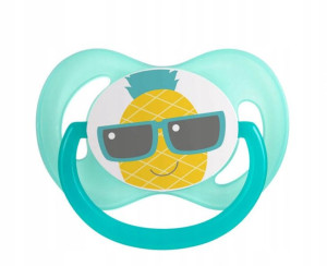 Smoczek Silikonowy Symetryczny 0-6 Ananas 22/521