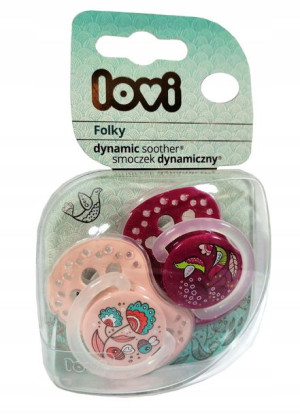 Smoczek Uspokajający Lovi Folky 0-3 M-ce