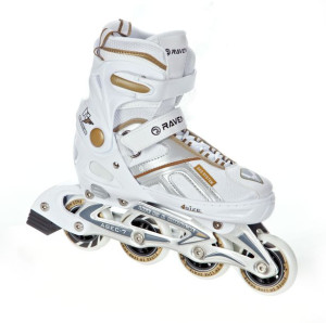 Rolki Regulowane RAVEN Pulse White/Gold 37-40