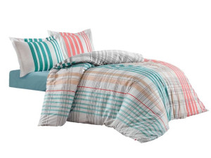 Pościel bawełniana STRIPE GREEN 200x220 Hobby