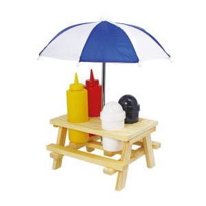 Zestaw do podawania przypraw Kuchenprofi Picnic, 5 el., 28 x 28 x 32 cm