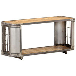 Szafka pod telewizor, 90x30x40 cm, lite drewno mango
