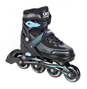 Rolki Croxer Optima Black/Mint 35-38 Kauczuk Abec7