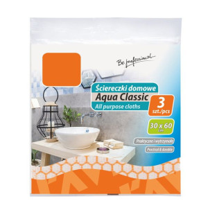 Ściereczki domowe Aqua Classic 30x60cm 3 sztuki