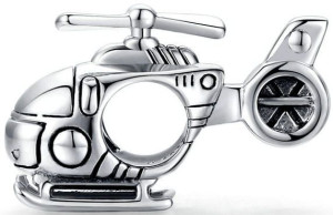 Charms Srebro - Helikopter
