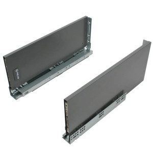 Szuflada REJS SLIMBOX 300mm h-185 WYSOKA GRAFIT