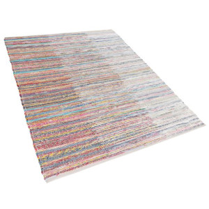 Dywan bawełniany 160 x 230 cm wielokolorowy MERSIN