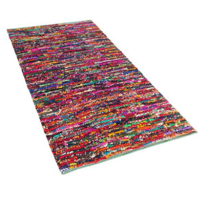 Dywan bawełniany 80 x 150 cm wielokolorowy BAFRA