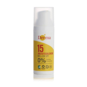 Derma Sun, Krem słoneczny do twarzy SPF 15, 50 ml