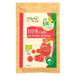 Budyń Malinowy z Malinami Bio 38 g Wodzisław