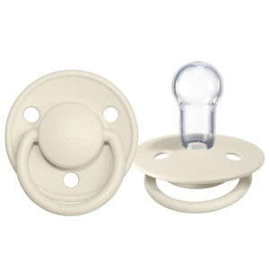BIBS DE LUX IVORY ONE SIZE Smoczek uspokajający silikonowy