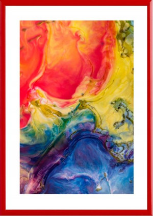 Rama aluminiowa czerwona -40x60 - 60x40 ramka