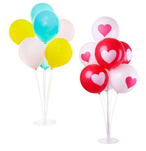 Stojak Na Balony Z Patyczkami 70cm ,7szt