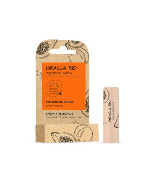 Gracja BIO Pomadka do ust 2in1-Papaja