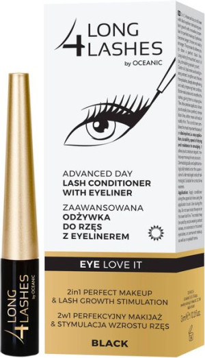 LONG4LASHES EYE LOVE IT Odżywka do rzęs z eyelinerem BLACK