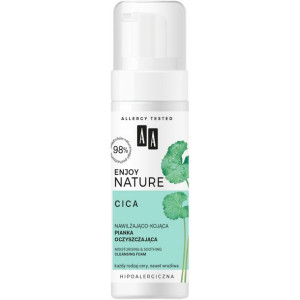 AA ENJOY NATURE nawilżająco-kojąca pianka oczyszczająca 150ml
