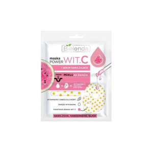 Bielenda POWER WIT.C Maska+Serum nawilżające 22ml