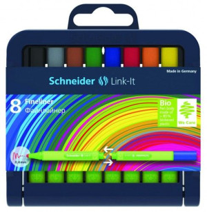 Flamaster Schneider Link-It 8 sztuk Mix Kolorów