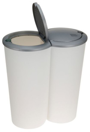 Pojemnik do segregacji śmieci 2x25l
