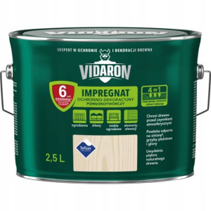 Vidaron Impregnat Powłokotwórczy Do Drewna - 2,5l - Kolory