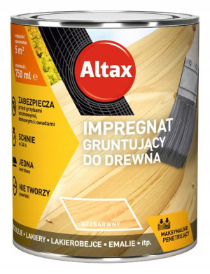 Altax Penetrin - Impregnat Gruntujący Do Drewna 0,75l