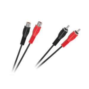 Kabel 2 RCA - 2 RCA Gniazdo 5m