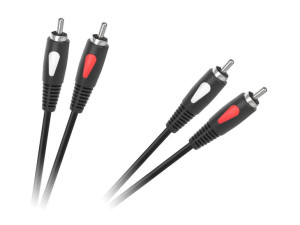 Przewód 2 RCA - 2 RCA 1,8m Cabletech Eco-Line