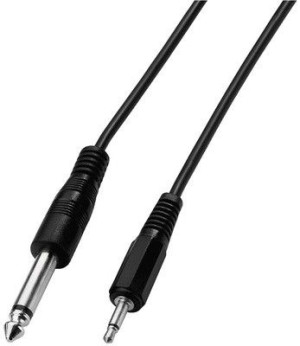 Kable połączeniowe audio 1 x wtyk 3.5mm mono na 1 x wtyk 6.3mm mono