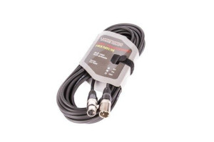 Kabel XLR M - XLR F black VK 8002 10m